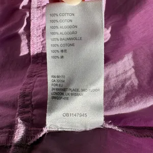 NWT Free People Sail away tunic tiered ruffle dress lilac purple small thumbnail 11