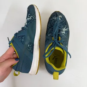 Puma women's blue Evader XT lace up athletic active running sneakers shoes‎ 7.5 thumbnail 4