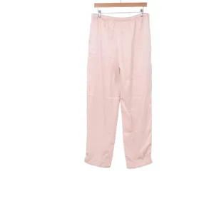 Yimanie Pajama Set Women XL Pinstripe Pink Metallic Button-down Excellent thumbnail 6