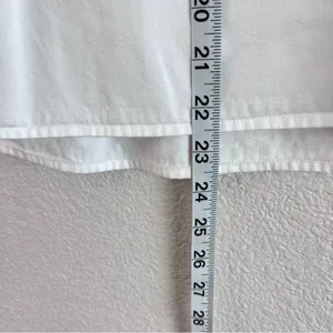 Madewell Women's‎ Park Popover Short Sleeve Shirt White thumbnail 7