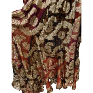 NWT Farm Rio Sleeveless V-Neck Jacquard Lurex A-Line Maxi Dress Size XL thumbnail 11