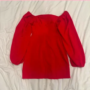 Princess Polly Lillie Long Sleeve Mini Dress Red thumbnail 5