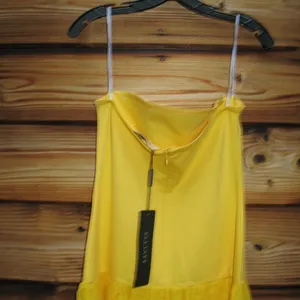 NWT Elliatt Yellow Drop Waist Maxi Gown Dress Size XS thumbnail 11