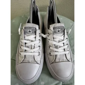 Converse All Star Shoreline Sneakers White Low Top Lace Up Textile Womens US 8 thumbnail 7