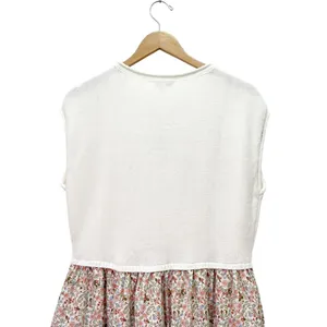 NWT Baltic Born Myra Sweater Midi Dress Sz Small Ivory Coral Floral Knit Pockets thumbnail 8