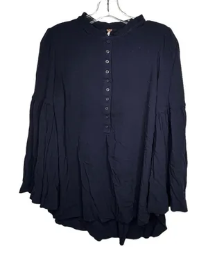 Free People Navy‎ Blouse thumbnail 1
