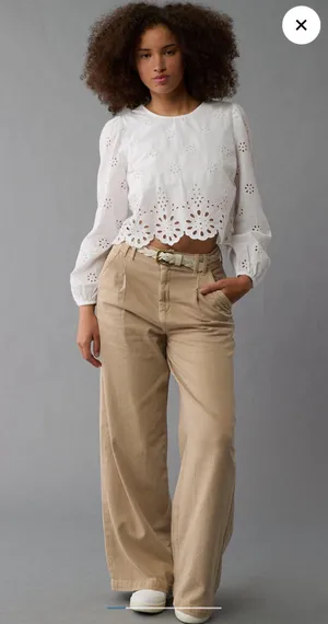 AE Long Sleeve High Neck Blouse thumbnail 1