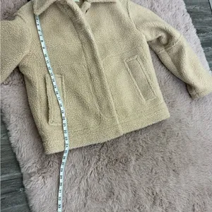 Vince Women's Button Front Sherpa Jacket Size S thumbnail 5