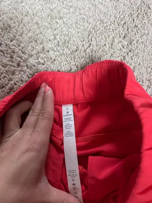 Orange Lululemon Shorts thumbnail 4