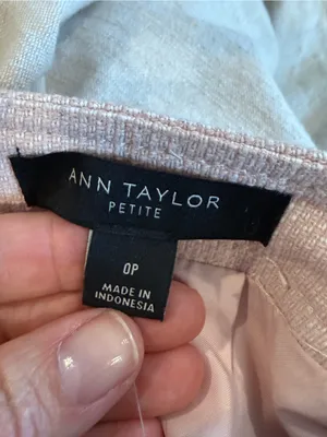 Ann Taylor Petite Pink Textured Button Front Mini Skirt – Size 0P – NWT thumbnail 10