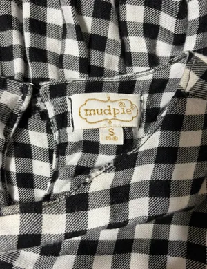 Mud Pie gingham shirt thumbnail 3