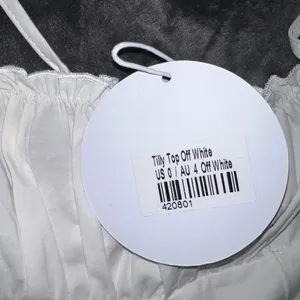 Princess Polly Tilly Top Off White Size 0 New with tag thumbnail 11