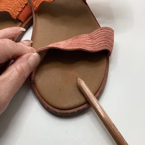 Frye Mira Wave suede slides Orange Terracotta Size 7.5 thumbnail 9