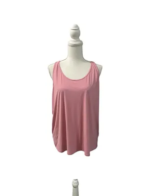 NWT Halara UltraScuplt Pink Scoop Neck Tank Athletic Wear XL Gym Dance thumbnail 2