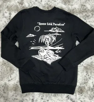 Stüssy 🆕 NWOT | Jamaica Stone Cold Paradise Crewneck Sweatshirt | Size XS thumbnail 10