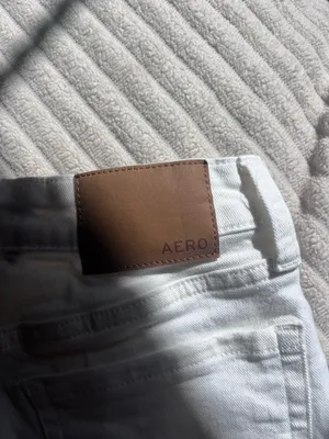 White Aeropostale Jean Shorts thumbnail 3