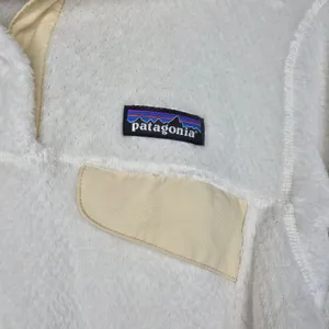 Patagonia Re-Tool Snap-T Fleece Pullover Womens Small White Cream Polartec 25442 thumbnail 7