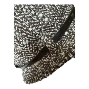 Banana Republic WOOL TWEED FEDORA with belt around the crown size M/L thumbnail 10