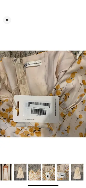 Hello Molly Floral Silk Midi Dress thumbnail 6