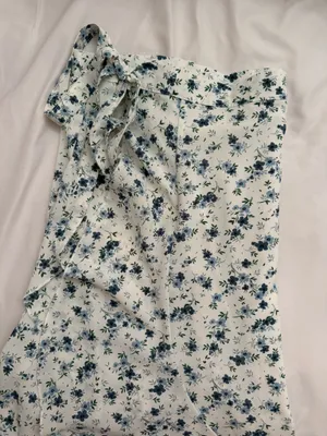 Floral Wrap skirt Blue Size none thumbnail 1