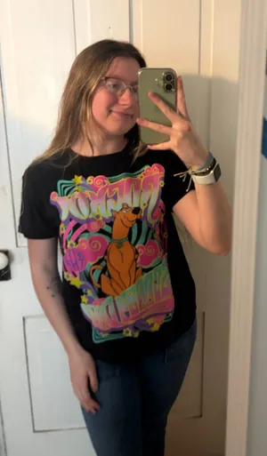 Rockin with Scooby doo tshirt Black thumbnail 1
