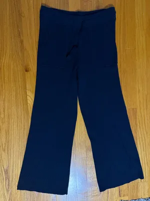 Splendid Ribbed Knit Wide Leg Pants size m thumbnail 1