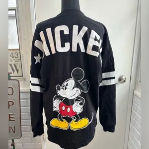 Disney Mickey Mouse Spirit Jersey medium‎ vacation beach travel oversized thumbnail 3