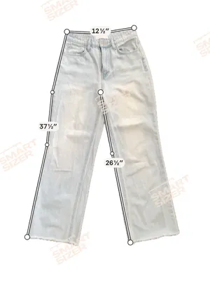 Vervet Salt Flats 90’s Vintage High Rise Straight Leg Jeans Light Wash Raw Hem thumbnail 5