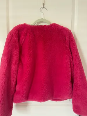 Pink Furry Coat thumbnail 3