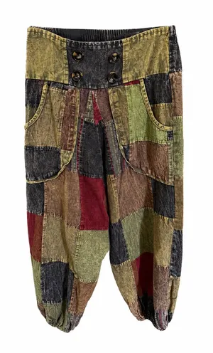 GOA Patchwork Cargo Harem Pants thumbnail 1