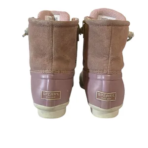 Sperry Top‎ Sider Women's 8 Saltwater Rubber Duck Boots Pink/Blush Garden Shoes thumbnail 5