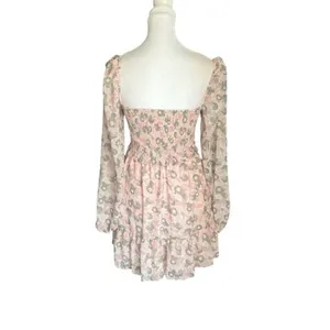 Wilfred x Aritzia -Tempest Smocked Mini Dress Sz M thumbnail 7