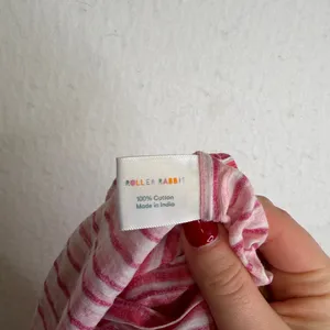 Roller Rabbit 100% Cotton Striped Pink Pants thumbnail 7