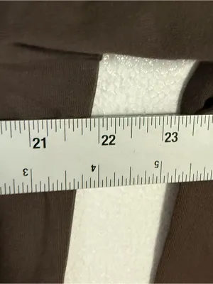 Express Shirt Women Size XXL Brown Square Neck Long Sleeve Top Stretch Fitted thumbnail 9