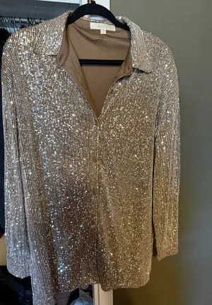 Anthropologie Sequin Dress thumbnail 1