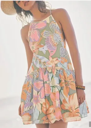 Free People Deserted Island Mini Dress thumbnail 1