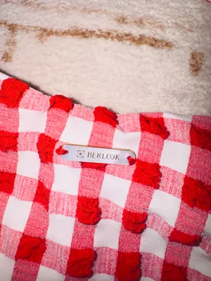 Berlook checkered bikini Red thumbnail 3