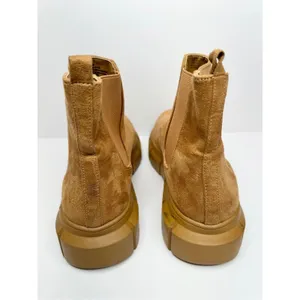 BP Chelsea Boots Nya Faux Suede Tan Size 10 Lug Sole‎ Pull On Ankle Booties thumbnail 6