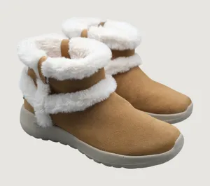 Skechers On the Go Joy Women Tan Faux Fur Suede Winter Boot 7.5 144043 thumbnail 1
