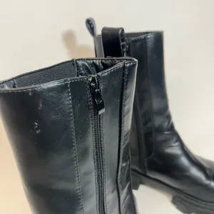 EGO Women’s UK7 (US9) Black Combat Boots thumbnail 4