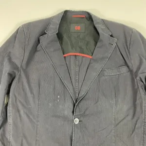CG Blazer Sport Coat Mens XL Blue‎ Pinstripe Cotton Blend Two Button Jacket thumbnail 4