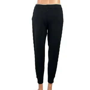 Monrow Women's Black High Waisted Pull On Pocket Tapered Jogger Pants Size S thumbnail 3