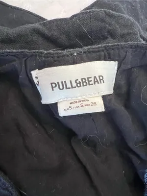 Pull&Bear Black Garment Label Detail thumbnail 3