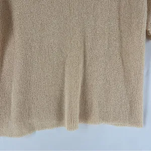 Driftwood Daydreams Hooded Short Sleeve‎ Dolman Oversized Open Knit Sweater L thumbnail 11