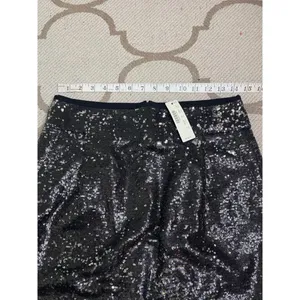 J. Crew sequin classic mini pleated front pockets skirt, size 4, 28623,MSRP $138 thumbnail 6