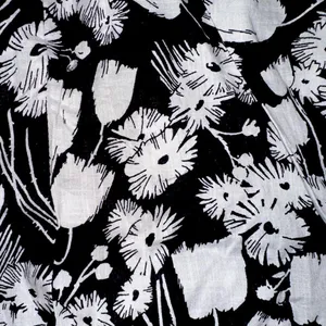 Motherhood Maternity Black & White Floral Women's Cotton Blouse thumbnail 6