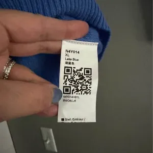 Women's Knit Crop Tank - Size XL, Lake Blue thumbnail 5
