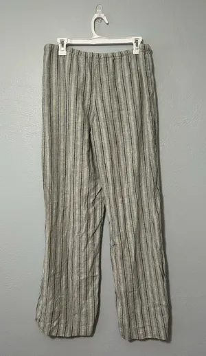 Hollister Linen-Blend Pull-On Baggy Pants || M Long thumbnail 4