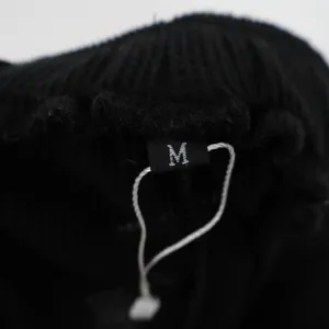 Shorts Womens Medium Black Waffle Knitted Ribbed Slash Pockets Drawstring Waist thumbnail 3