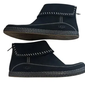 UGG Varney Black Suede Ankle Boots thumbnail 4